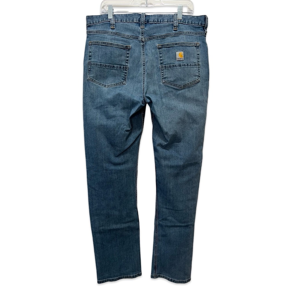Carhartt Relaxed Fit Straight Leg Jeans Blue Denim Mens 36x34 Medium Wash